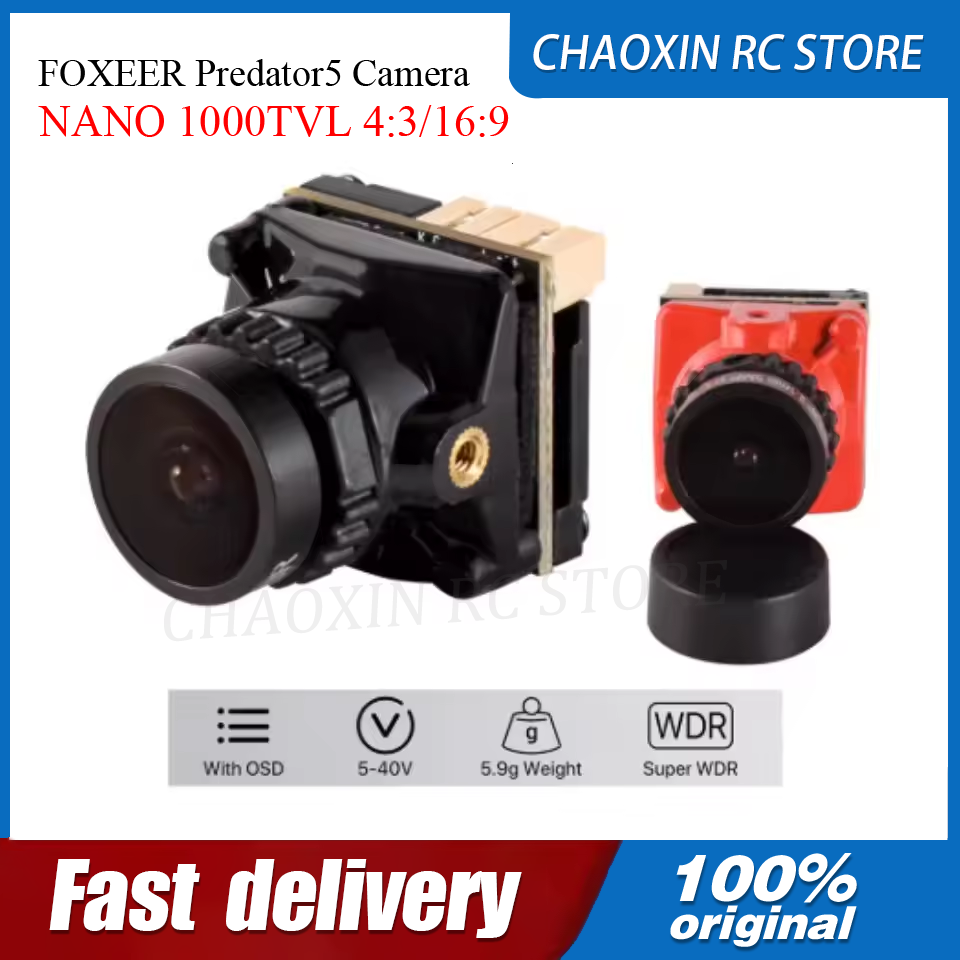 Drone Camera - FOXEER Predator5 Kamera NANO 1000TVL 4:3/16:9