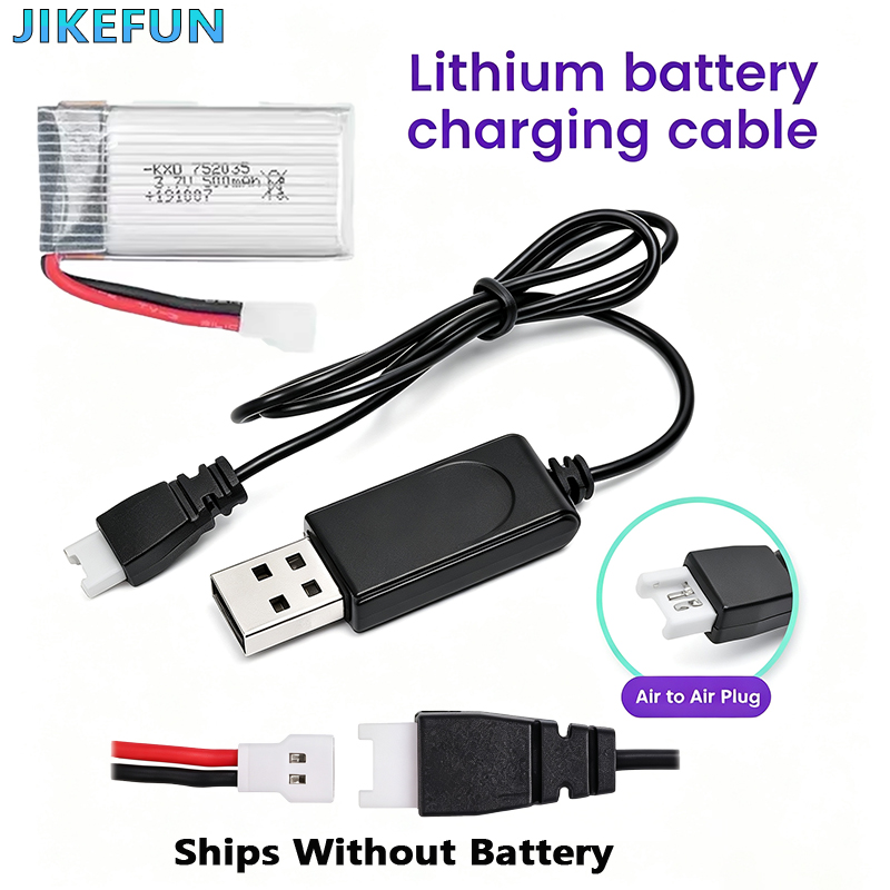 Drone Charger - 3,7V Lithium-Polymer-Akku USB-Ladegerät für RC-Drohnen FPV-Flugzeugzubehör