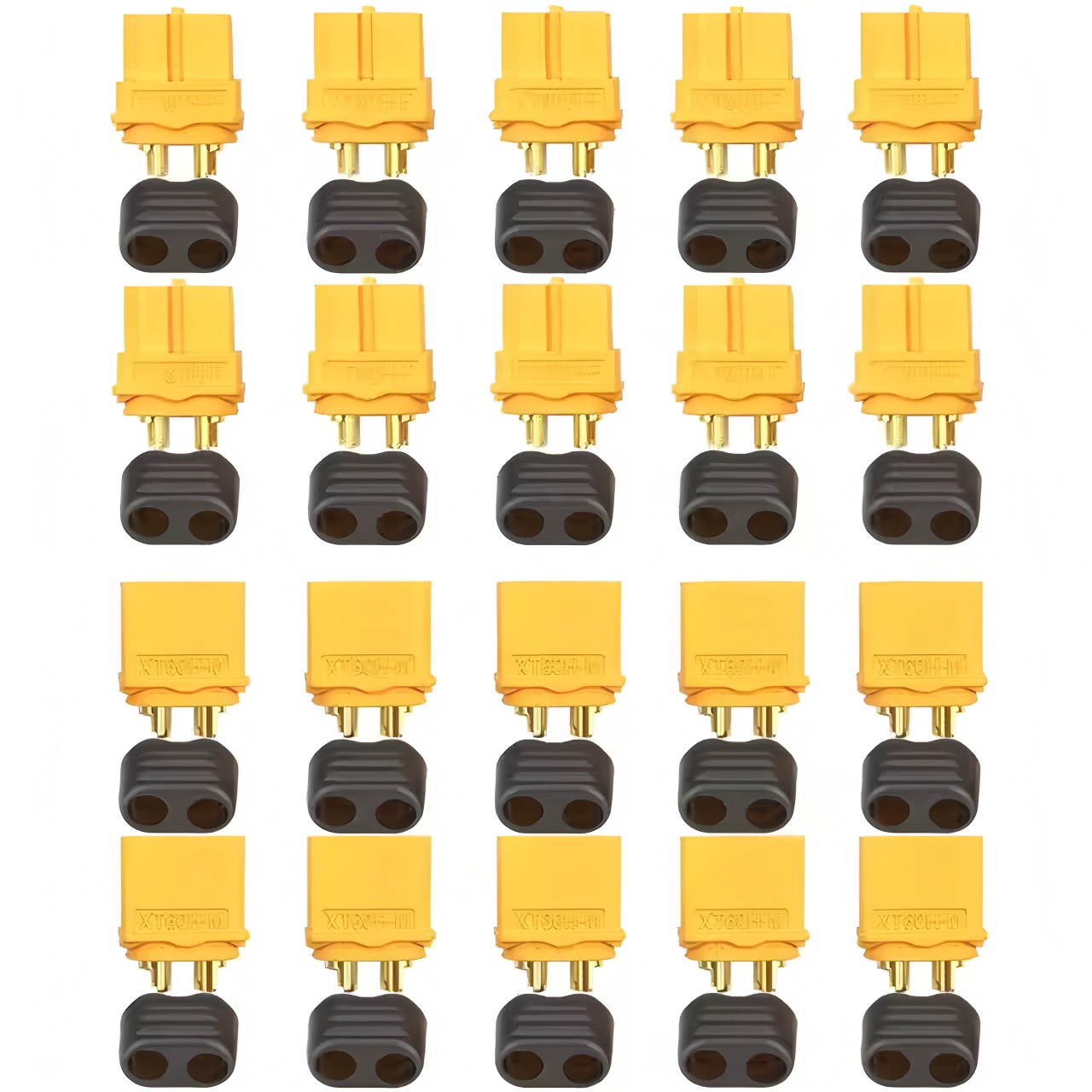 Drone Battery - 10/20 Paar XT60H Steckverbinder und Gehäuse-Set,