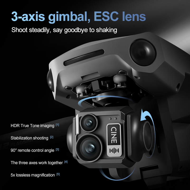 8K 3-Achsen-Gimbal Bürstenlose – Drone Gimbal Bewertung und Preis