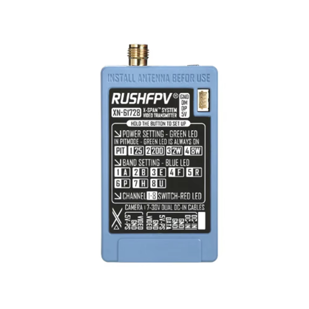 RUSHFPV 6.1‑7.2G 8W X61728 VTX – Drone Antenna Bewertung und Preis