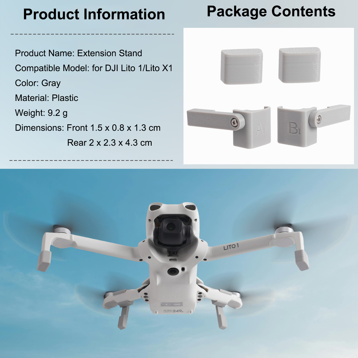 Landegestell-Verlängerung für  – Drone Landing Gear Bewertung und Preis