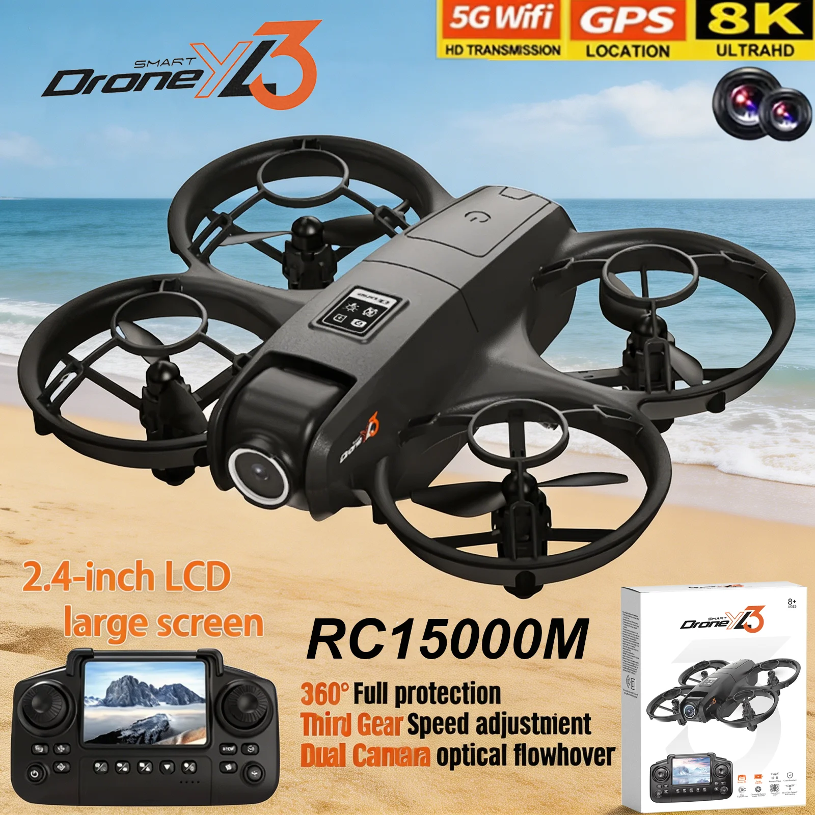 Neue YL3 RC-Drohne mit 8K 1080 – Drone Gps Mount Bewertung und Preis