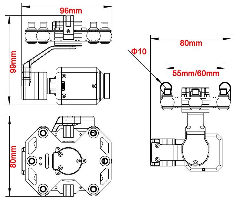 Tarot TL3T20 3-Achsen-Gimbal 6 – Drone Gimbal Bewertung und Preis
